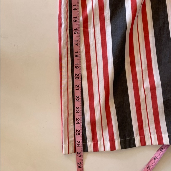 Anthropologie || Maeve Striped Wide-Leg Jumpsuit Red White Large - Picture 9 of 11
